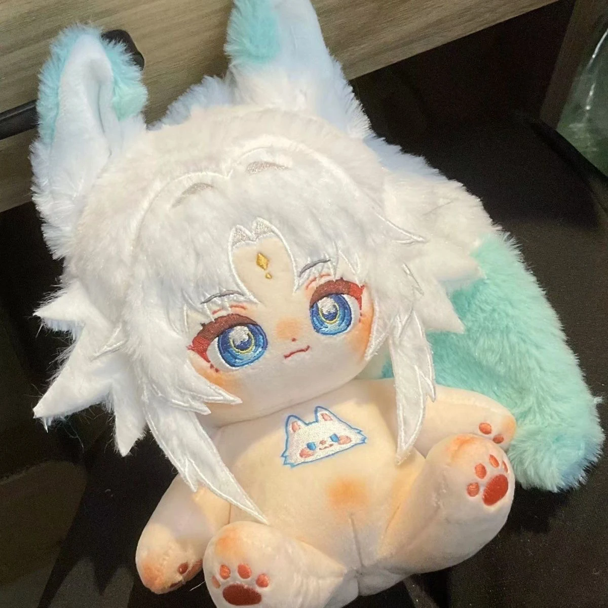 

Anime Honkai: Star Rail Feixiao Cosplay Cartoon Dress UP Clothing Fluffy Dolls Ornament Mascot Stuffed Toys Dango Halloween Gift