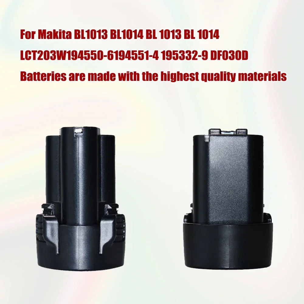 BL1013 for makita 10.8V  BL1014 3000mAh 12V Max Lithium Battery TD090DW 194551-4 TD090D LCT203W LCT204 194550-6 DF030D