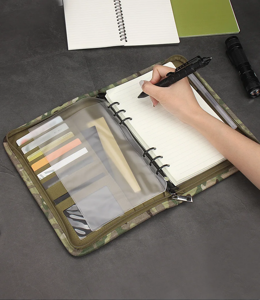 Camouflage Tactical Notebook Outdoor Note Stationery Supplies Note Pad Military Diary Book Cover Abrasion Resistance Notebook