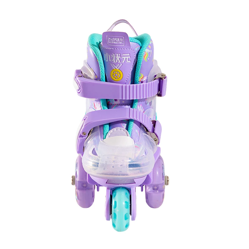 Scarpe per pattini in linea lampeggianti per bambini adatte Fabbrica direttamente Scarpe per pattini all'ingrosso per sport all'aria aperta