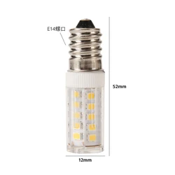 5PCS E14 220V 2835 33D 3w Corn LED Bulb Refrigerator Bubble Household Pendant Lamp Replacement LED Light Source