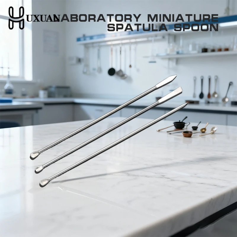 1pcs 10-22cm Stainless Steel Lab Micro Spatula Medicine Spoon Scoop Shovel Pharmacy