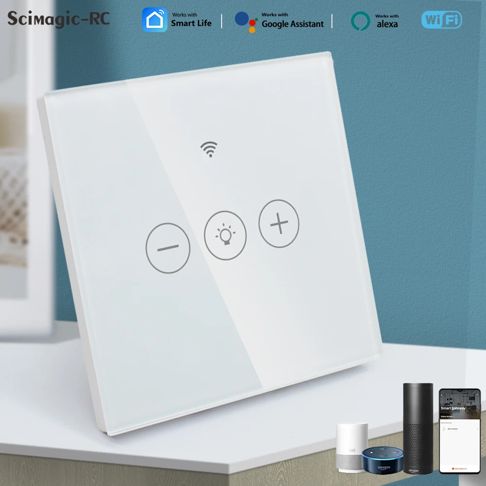 

WiFi Smart Dimmer Light Switch Wireless Touch Control Smart Life App Voice Controll Light Switch Home Automation Timer For Alexa