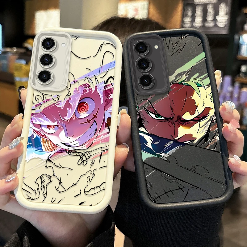 O-One قطعة لينة الحال بالنسبة لسامسونج غالاكسي S25 S24 الترا S23 S22 S21 زائد S20 FE A56 A55 A54 A53 A52 A51 A34 A32 4G 5G الغطاء الخلفي #1