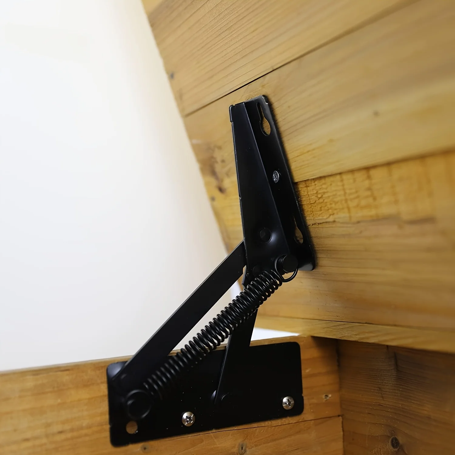 4pcs Cabinet Sofa Bed Hinge Steel Lift-Up Support Hinge Door Cabinet Drawer Furniture Hinges Mounting Bracket Hardware Repair
