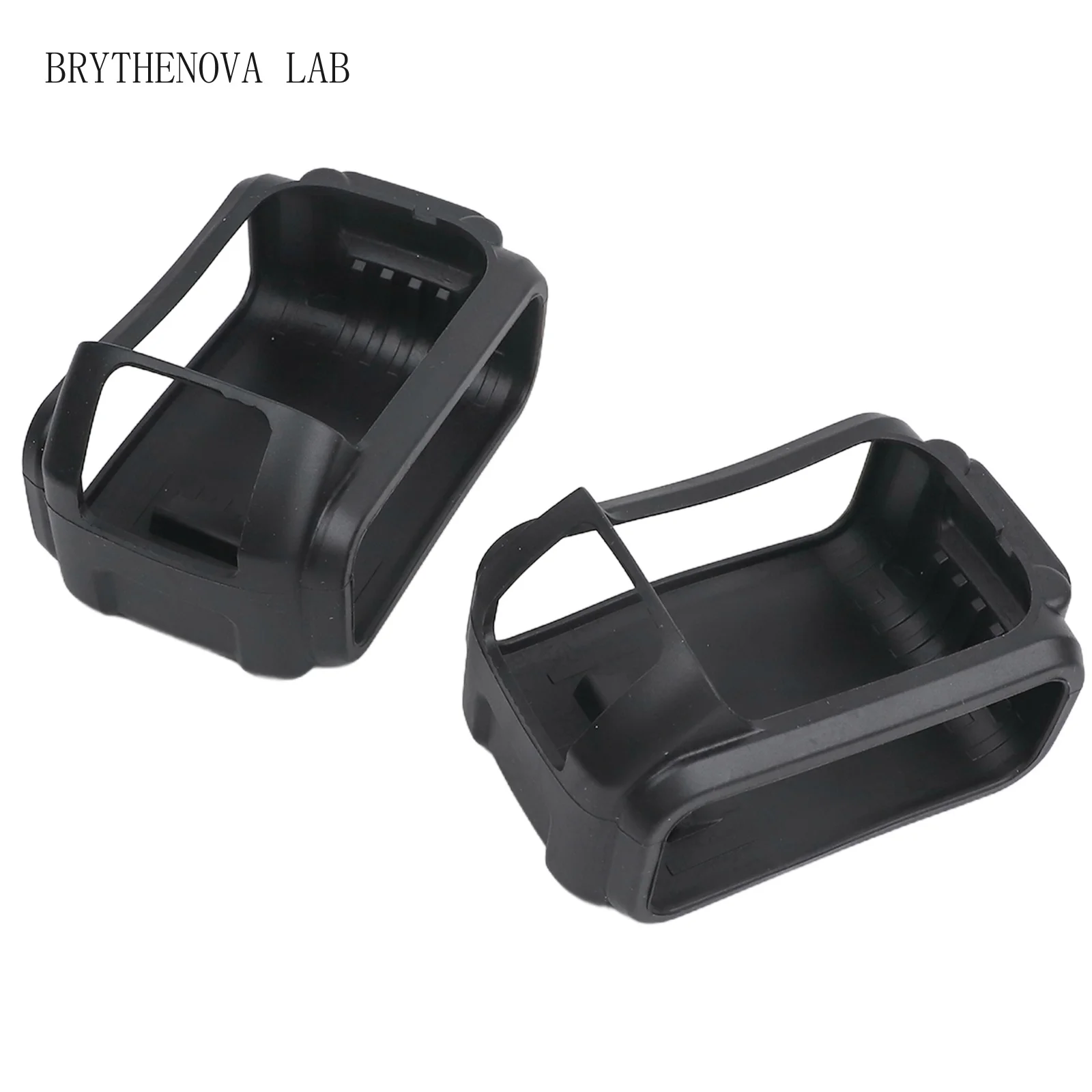 2pcs Battery Case Parts Cover Replacement for 20V 4.0 5.0 Silicone Battery Protect Case Dust Cover Power Tool Accessories Black
