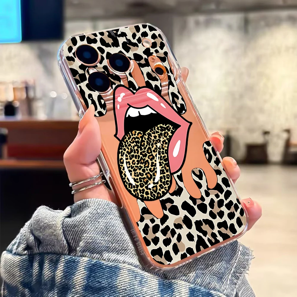 Y2K Glam Rock Leopard Print Ph - Phone Cases Y2K recension och pris