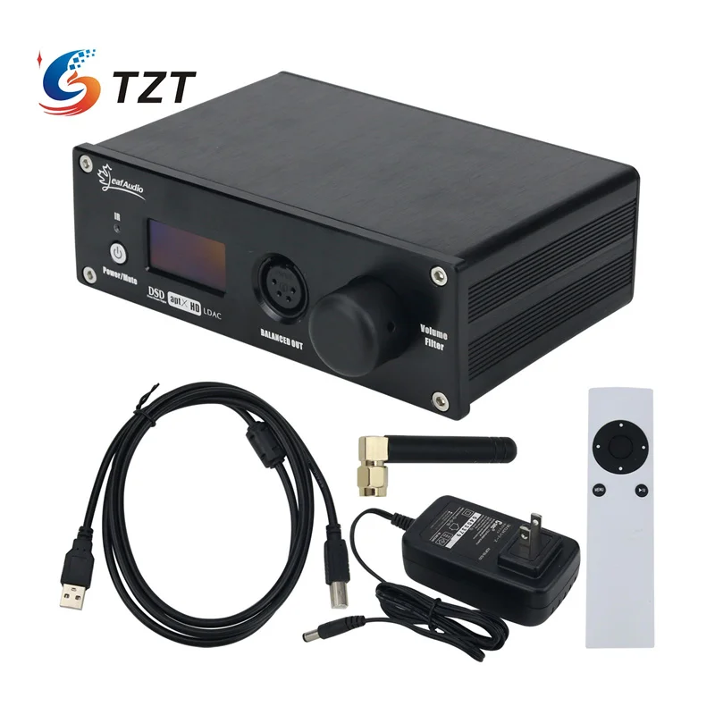 

TZT Dual 9038Q2M Decoder CSR8675 Bluetooth 5.0 Receiver XMOS USB DAC S/PDIF Coaxial TOSLINK Optical IIS Digital to Analog Conver