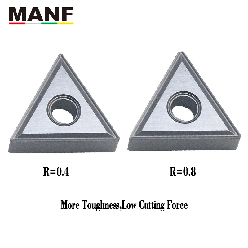 Ferramentas de torno MANF para torneamento de inserções cerâmicas TNMG 160404   TNMG331 TNMG 160408   Ferramenta indexável da placa do carboneto de tungstênio do bom acabamento TNMG332