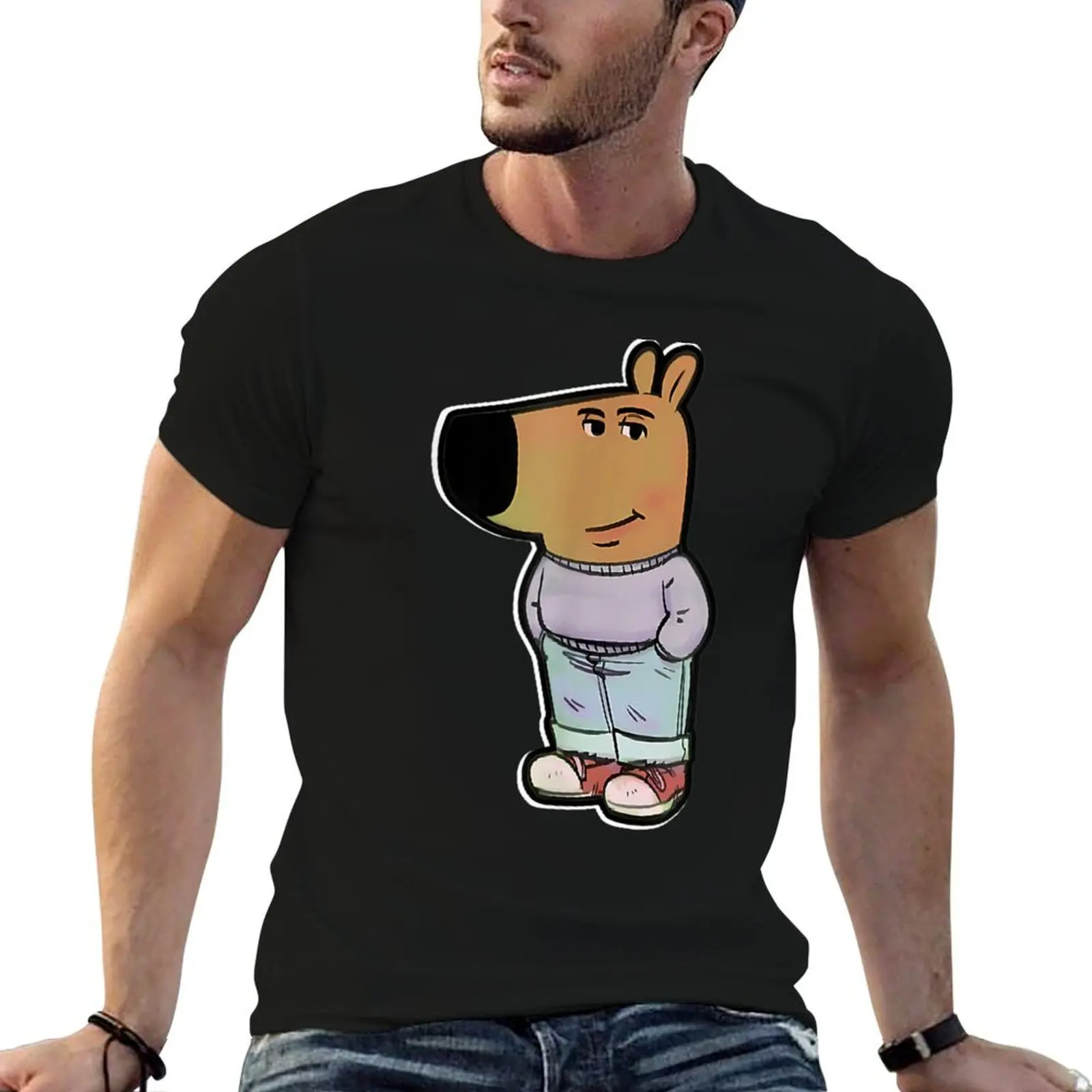 

my new character is a chill guy meme funny chill guy meme - Chill Guy T-Shirt t shirt custom print T-Shirt