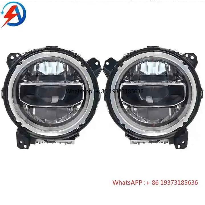 

Высококачественные 9-дюймовые светодиодные фары с поворотниками для Jeep Wrangler JL 2018-2022, люкс, 12В, стандартные, 6000K цветовая температура