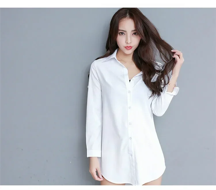 Summer Pink Shirt Female Loose Sexy Long Sleeve Blouse Undershirt Feminine Button Up Office Wear Shirt Ladies Tops Oversize 5xl