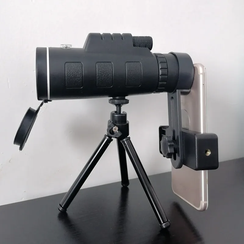 

40x60 Monocular with Phone Adapter - HD Low Light Vision for Outdoor Observation & Photography