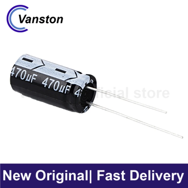 20pcs Eco-friendly Aluminum Electrolytic Capacitor 470UF/50V 10*20mm 50V470UF Motherboard Display Capacitor