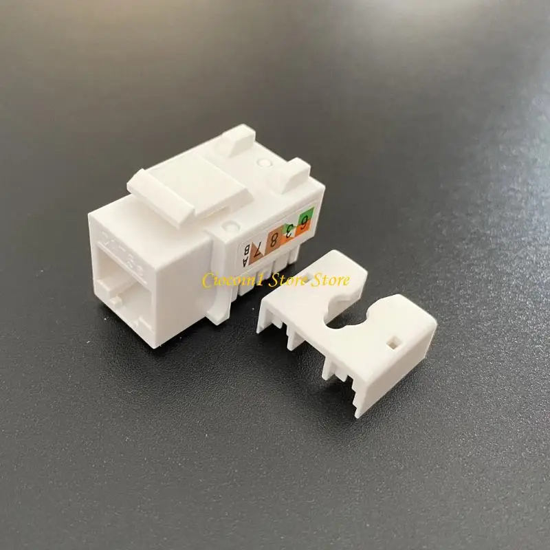A3PC 2 Cái CAT5E Mạng Mô-đun RJ45 Kết Nối Ổ Cắm Thông Tin Cat5e Keystone Tiêu Chuẩn