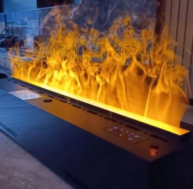 

Электрический камин 2024: 3D-симуляция пламени, европейский стиль, атмосферный, с функцией увлажнения, имитация цвета пламени, для дома