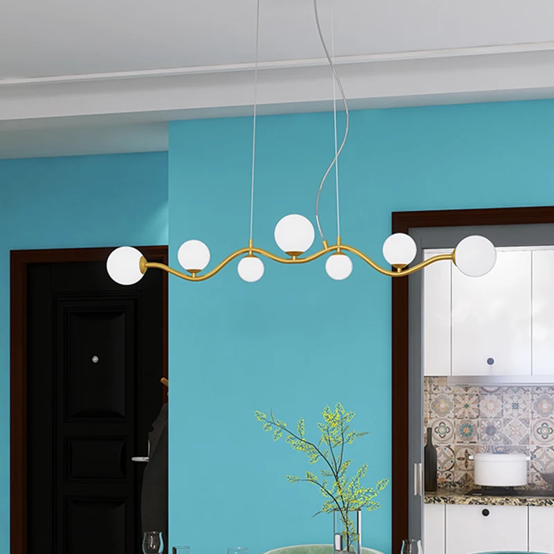 غرفة نوم حديثة ديكور غرفة الطعام مصابيح سقف LED أضواء قلادة إضاءة داخلية إضاءة داخلية مصباح سقف الثريا