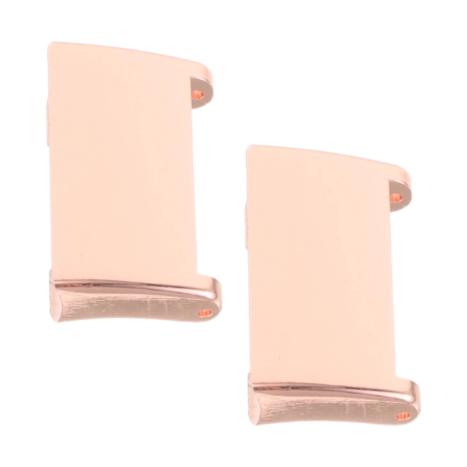 

2 Pcs Watch Strap Adapter Connector Buckle Metal Bands Clasp Watchband Converter Accessories