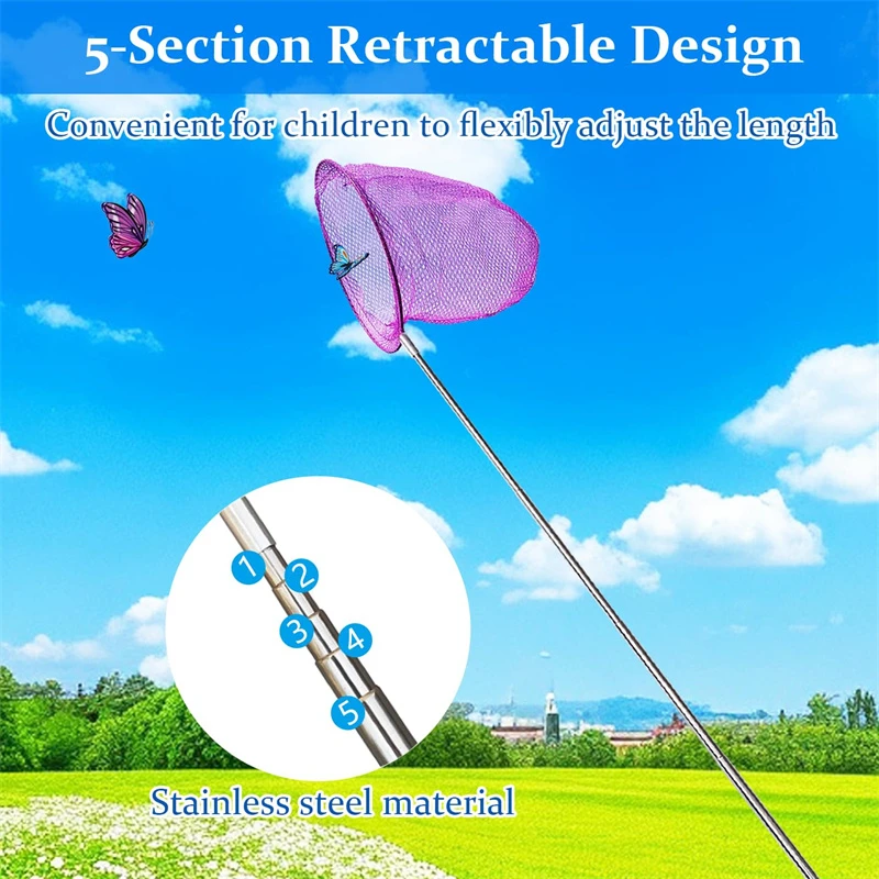 Stainless Steel Pocket Fish Di - Landing Net Telescopic 评论和价格