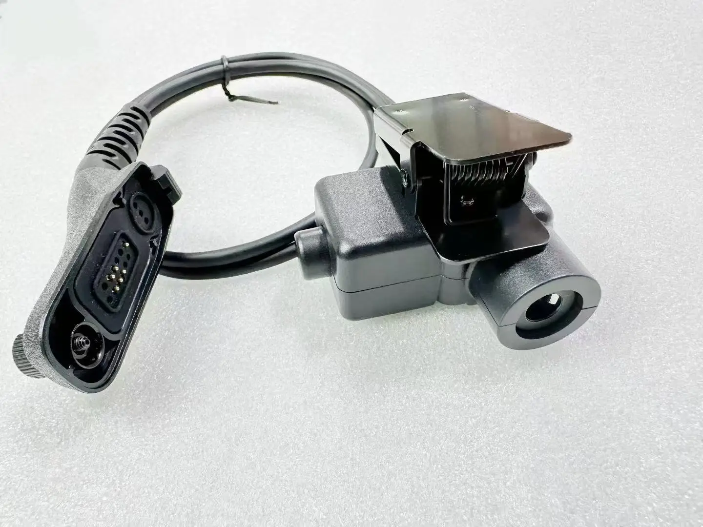 

KEEPTOP Tactical U94 PTT 7.1 Cable Plug Headset Adapter for Motorola P8268/P8200/P8668i P8800 Walkie Talkie