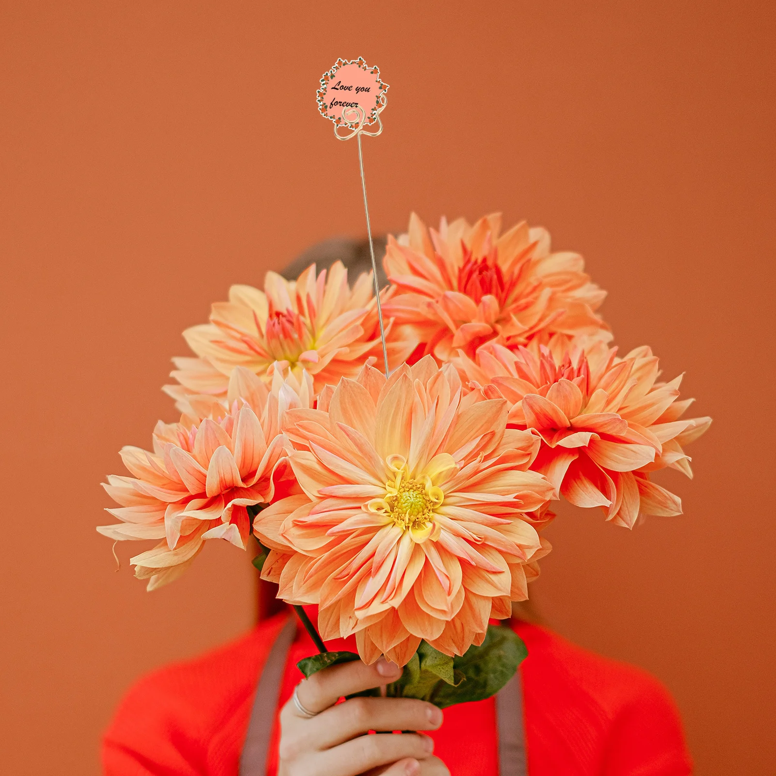 30개 금속 카드 클립 세트 꽃꽂이 액세서리 DIY 부케 픽 홀더 스틸 플로럴 카드 홀더 파티 장식