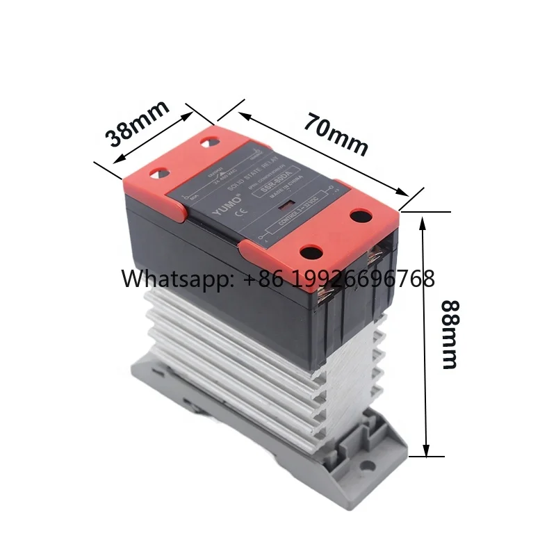 SSR-80DA Single Phase Integrated Solid State Relay DC to AC Small Module