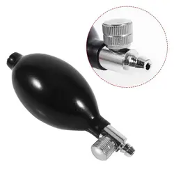 1Pcs Hand Squeeze Blood Pressure Latex Bulb Manual Inflation Pump Replacement Inflation Bulb Pump Black with Twist Air Release