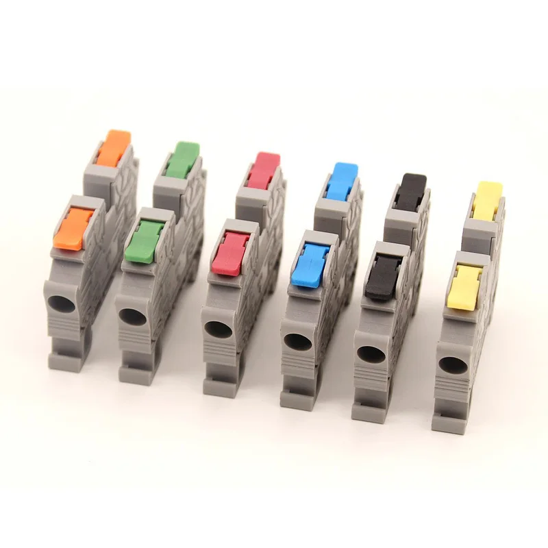 Wire Connector KV2.5 Direct Insertion Quick Terminal Block Rail Type Instead Of UK ST PT SAK Docking For Parallel Connection