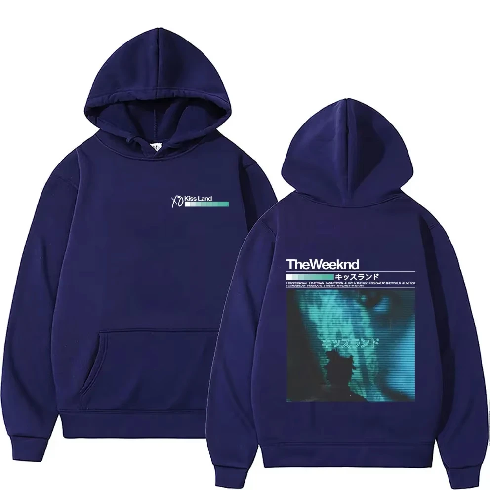 

VWeekd Multiverse Pattern Hoodie Retro Music Album Pullover Sweatshirt Men's and Women's Harajuku Hip Hop Hoodie Street Fashion