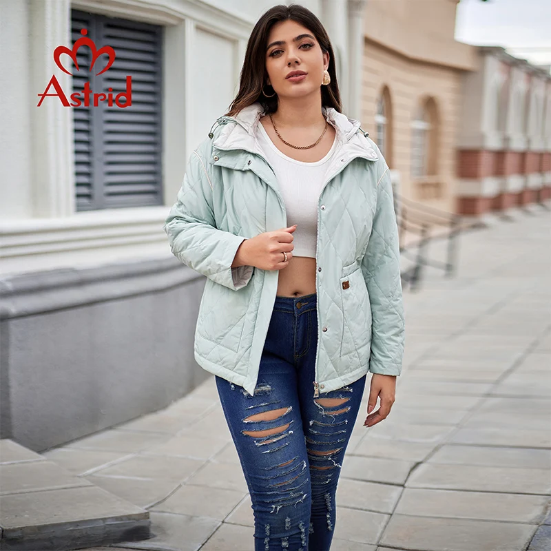 Astrid Women\'s Autumn Winter Parka Plus Size Woman Clothing Padding Warm Hood Female Quilted Jacket Lady 2024 New In Coats 10637