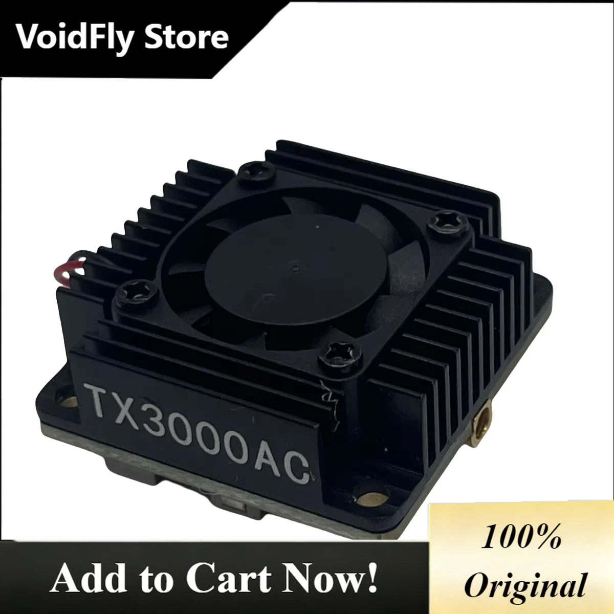 VoidFly AKK TX3000AC 5.8GHz 80CH 3W VTX Video Transmitter built-in cooling fan fpv vtx for FPV Racing Drone RC Quadcopter
