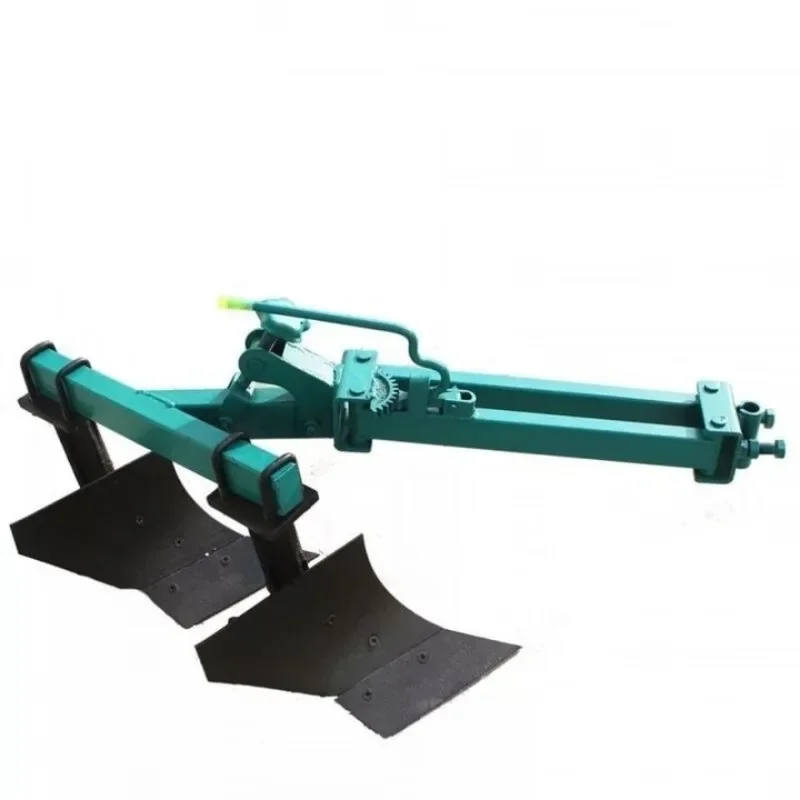 121151181 Hand-held tractor v Supporting agricultural machinery, double-plough plough plough to turn the soil over, thickened