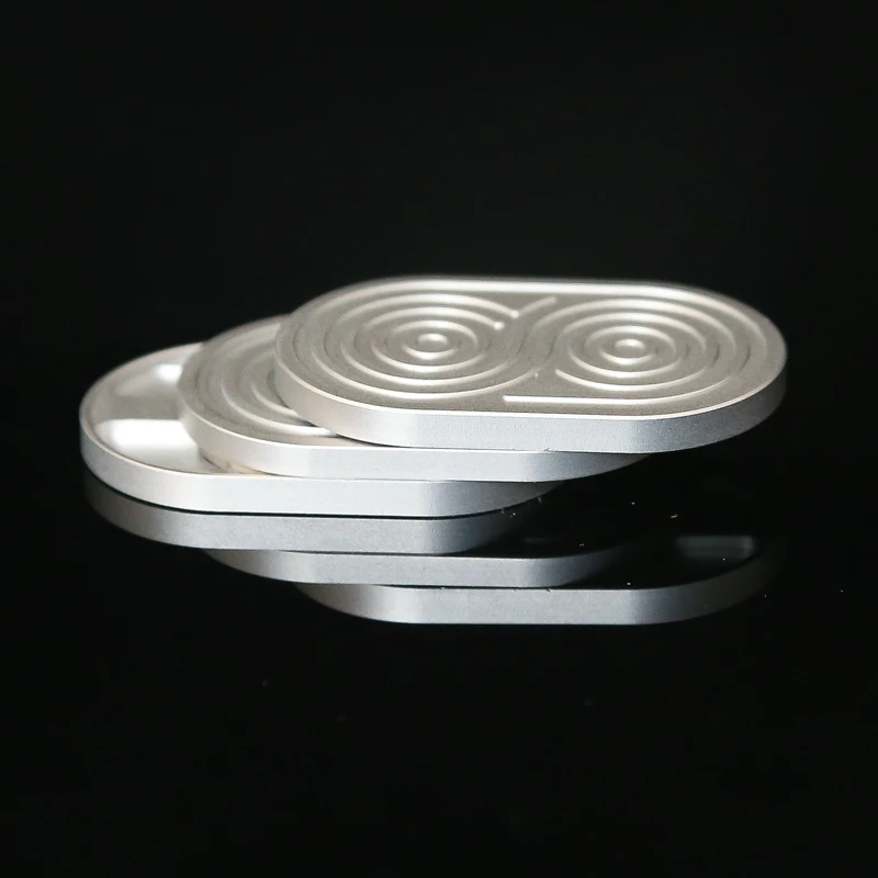 Cool Fidget Slider Fidget Spinner Adult EDC Metal Fidget Toy Hand Spinner Autism Sensory Toys Anxiety Stress Relief Adult Gifts