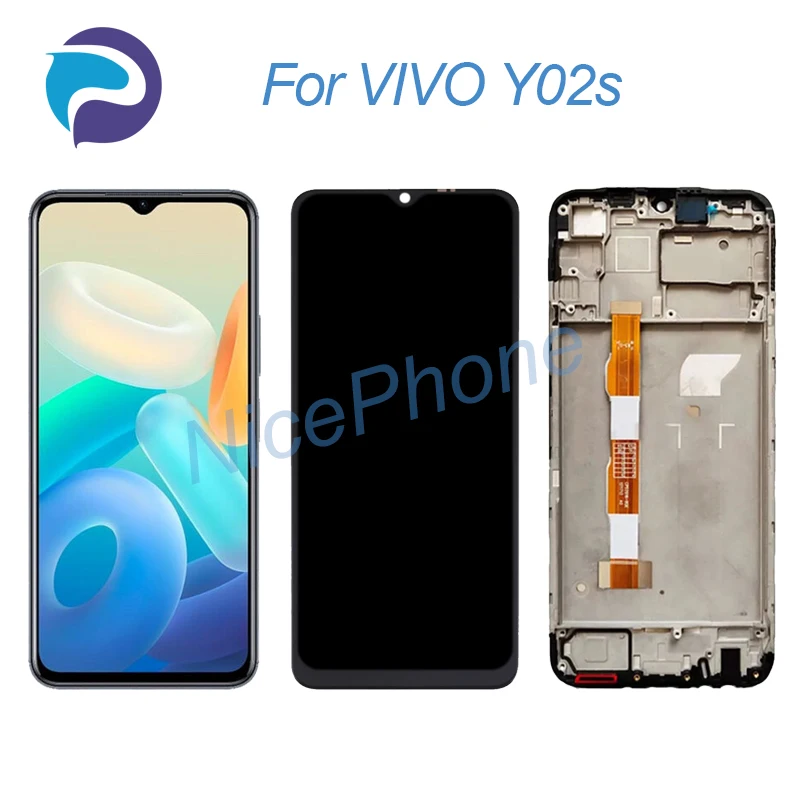 for VIVO Y02s LCD Screen + Touch Digitizer Display 1600*720 V2203 Y02s For VIVO Y02s LCD Screen Display