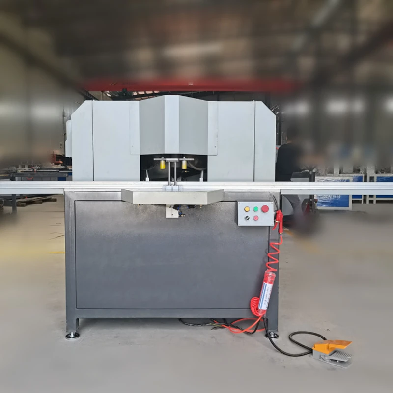 Ceiling honeycomb board double head saw 45 degree angle  door and window aluminum profile  picture frame cutting machine