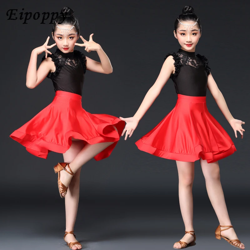 ملابس رقص لاتينية للأطفال ، ملابس طفلة ، عرض ألعاب ، أداء ، جديد