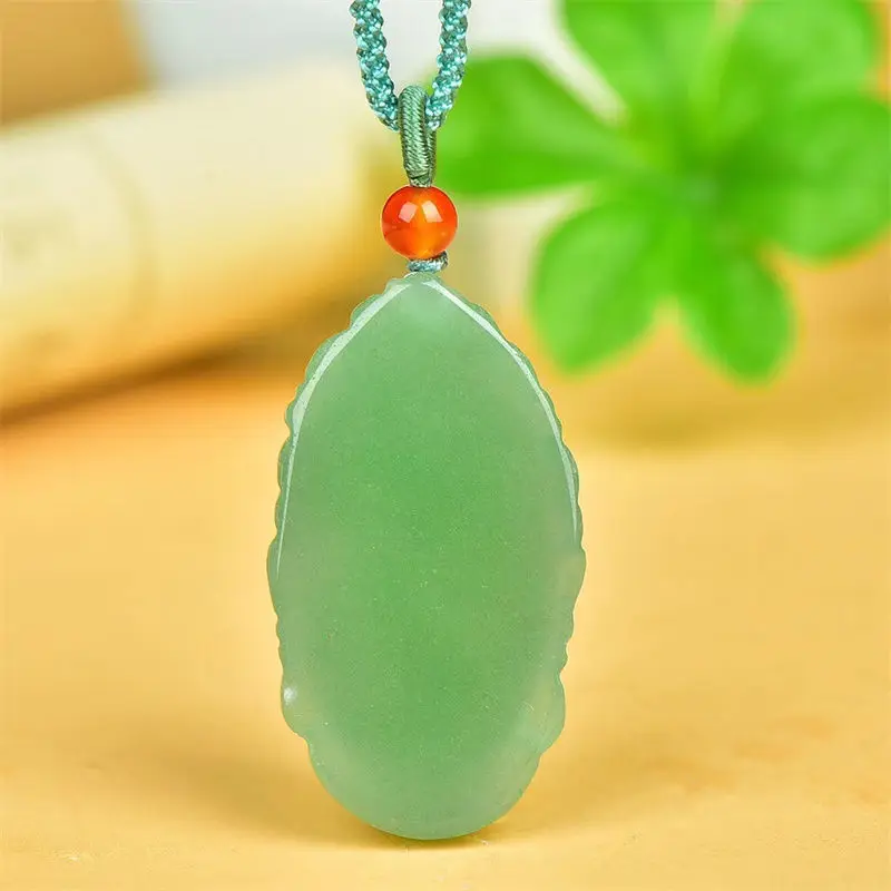 Wada Gold Silk East Mausoleum Jade Color Guanyin Head Genuine Sakyamuni Jade Pendant