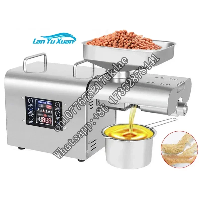 

K28 Automatic Press FLaxseed Oil Extractor Peanut Press Cold Press Machine 1500W（max) oil extractor