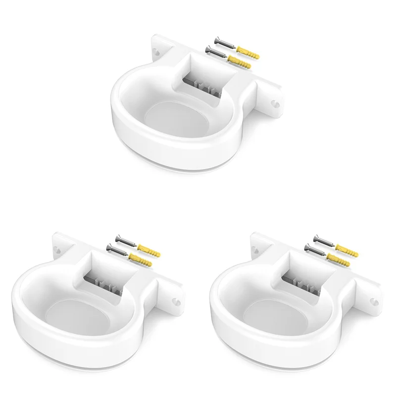 ABGI-For Google Nest Wifi Pro دعامة تثبيت على الحائط، قاعدة دعامة تخزين جدارية ذكية للمكبر الصوت، 3 قطع