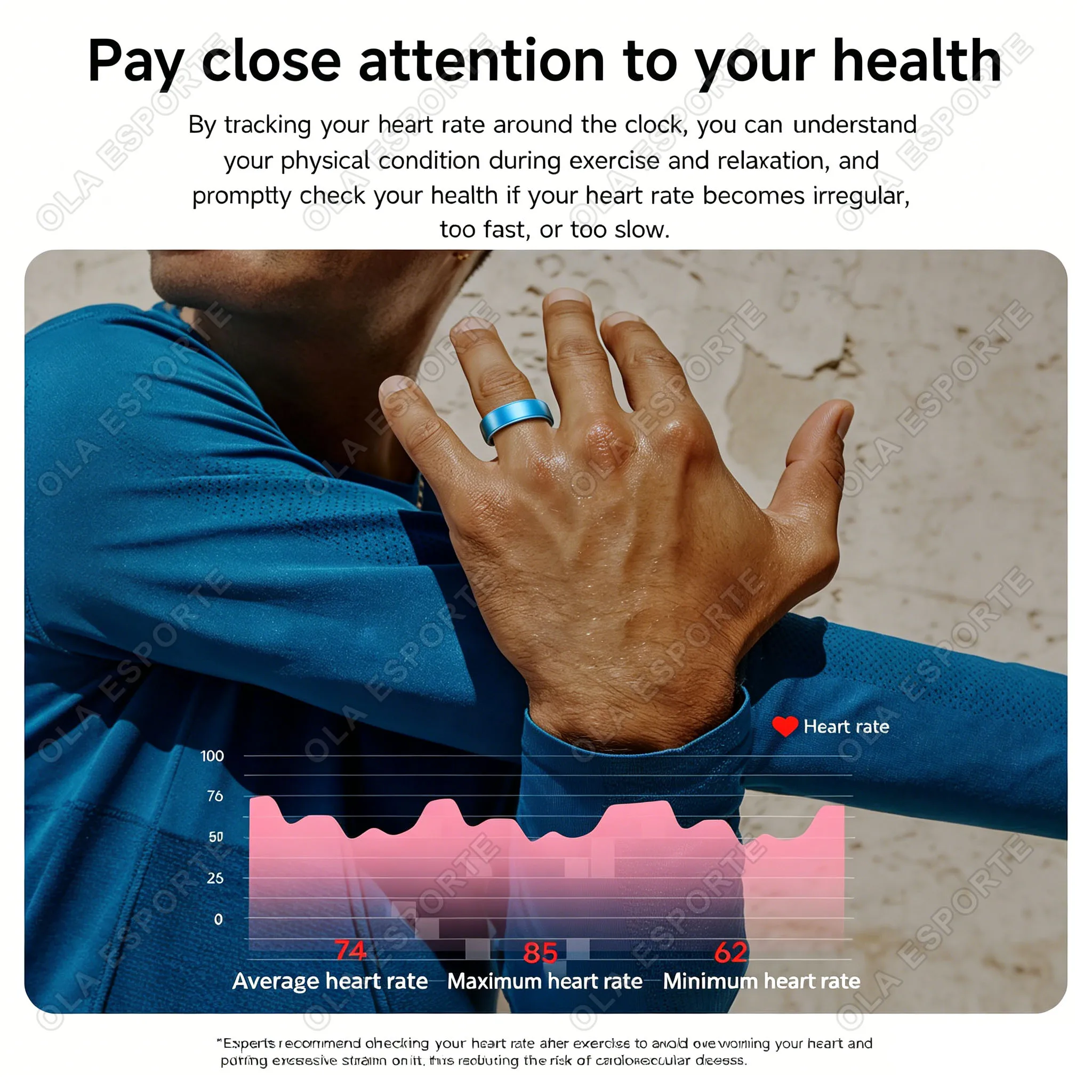 خاتم ذكي جديد 2026 لمراقبة معد - مراجعة Blood Pressure Monitor وسعره