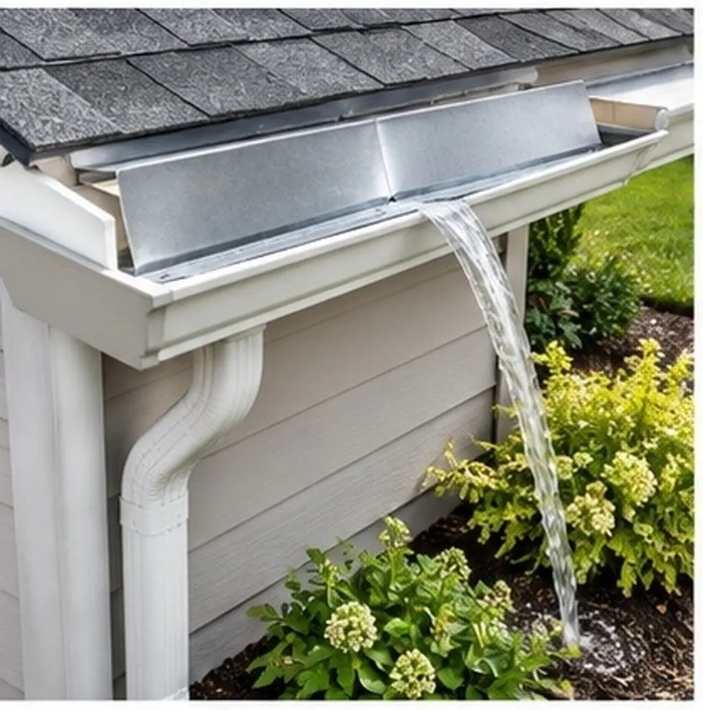 2Pcs Roof Gutter Foundation For Property Manager Corner Rain Diverter Iron Shingle Roofs