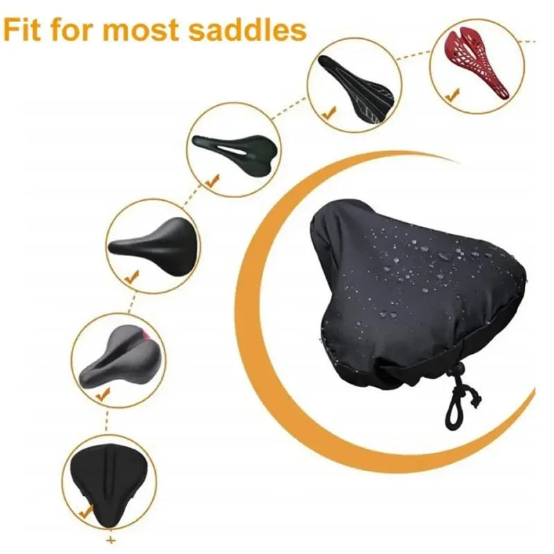 Bicycles Saddle Seat Rain Cover Dust-proof Cushion Protector Guard image 4