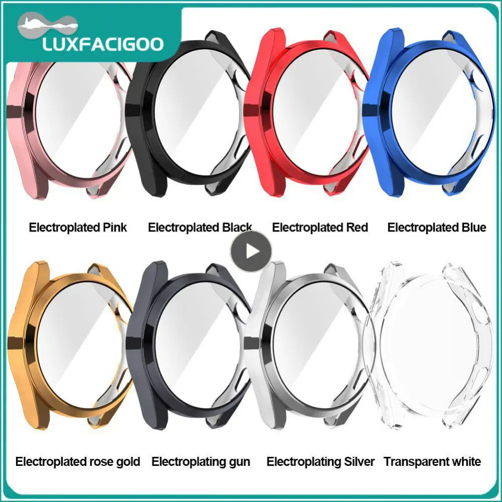 لـ Watch3 غطاء حماية ممتص للصدمات من المطاط الناعم المقاوم للخدش ومقاوم للخدش من مادة البولي يوريثان الحراري ملحقات رفيعة للغاية