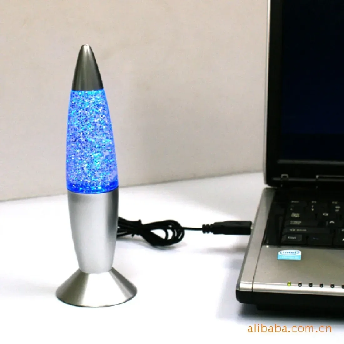 1pc 3D Rocket Multi Color Changing Lava Lamp RGB LED Glitter Party Mood Night Light Christmas Gift Bedside Night lamp