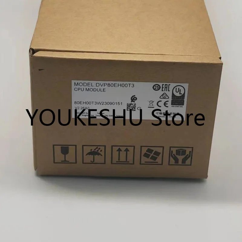 

Brand New Original EH3 host 80 point host 40DI 40DO NPN 24V DC 0.3A 4-channel 200K input/output PLC DVP80EH00T3