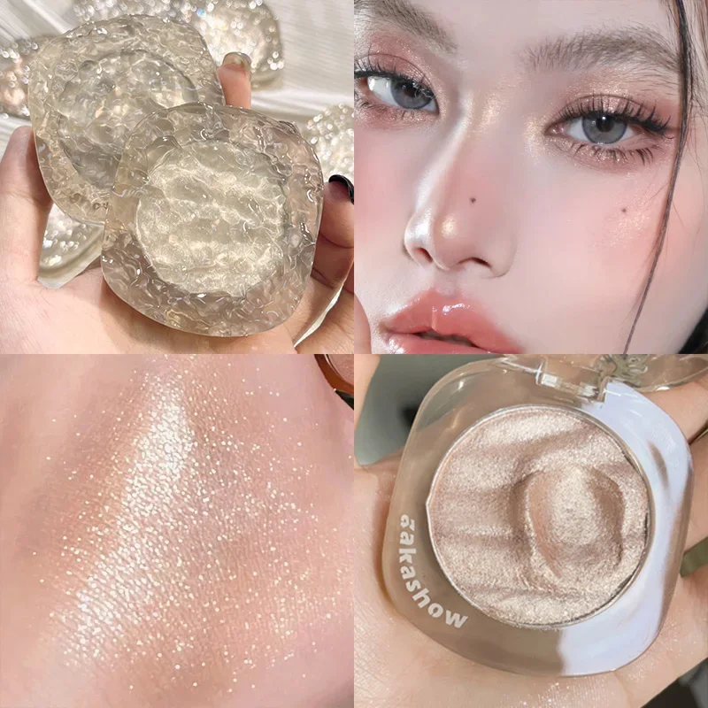 Aardappelpuree Bronzers Shimmer Markeerstift Palet Make-Up Gepolariseerde Glitter Oogschaduw Poeder Gezicht Body Shine Hoogglans Cosmetisch