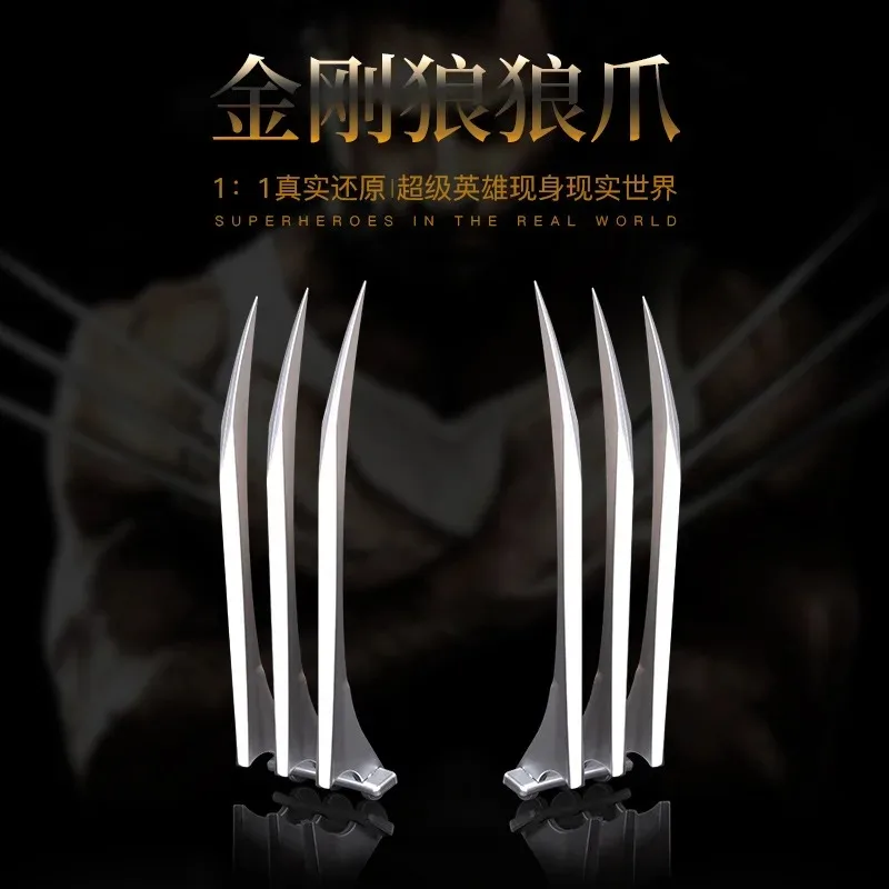 X-Men Deadpool Superhero Wolverine accessori Set Anime Wolverine Military Card collana Wolf Claw Halloween Party Cosplay Prop