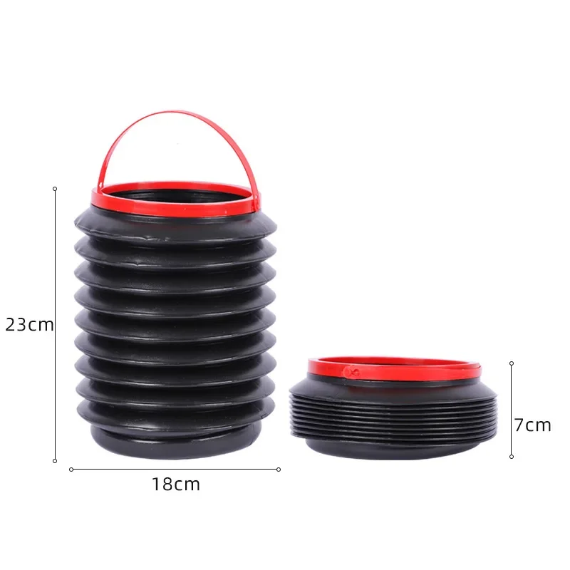 

Collapsible Multifunctional Car Trash Can & Organizer - Compact Wash Bucket