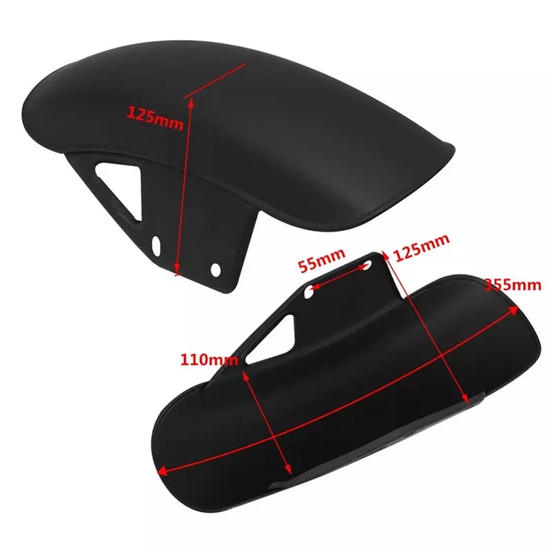 

Motorcycle Front Fender Mud Flap Guard Fairing Mudguard Cover For Suzuki GN125 GN250(Silver) Replacement Parts-A99D