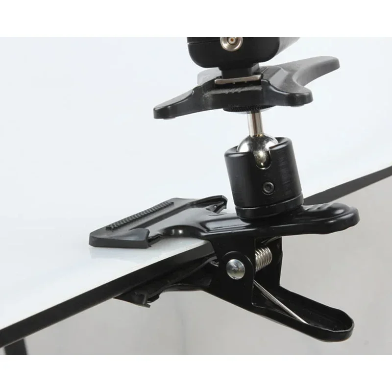 Strong Clamp Flash Bracket Ball Head Clip Tripod Mount for GoPro Camera 360 Degree Arbitrary Angle Adjustment view 2
